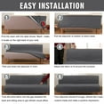 thumbnail image 4 of Eurhowing Elastic Sofa Cover, Plush Stretchable Futon Slipcover for Armless Sofa Bed, Soft Velvet Furniture Protector, Grey, 4 of 9