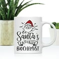 thumbnail image 2 of Koyal Wholesale Santa Claus Ceramic Coffee Mug, Santa's Favorite Biochemist, 2 of 5
