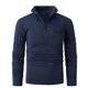 thumbnail image 4 of Blusa y camisa deportiva de manga larga con cuello alto y cremallera a cuadros para hombre, 4 of 9