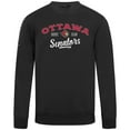 thumbnail image 2 of Men's Levelwear Black Ottawa Senators Zane Ice Wall Pullover Sweatshirt, 2 of 3