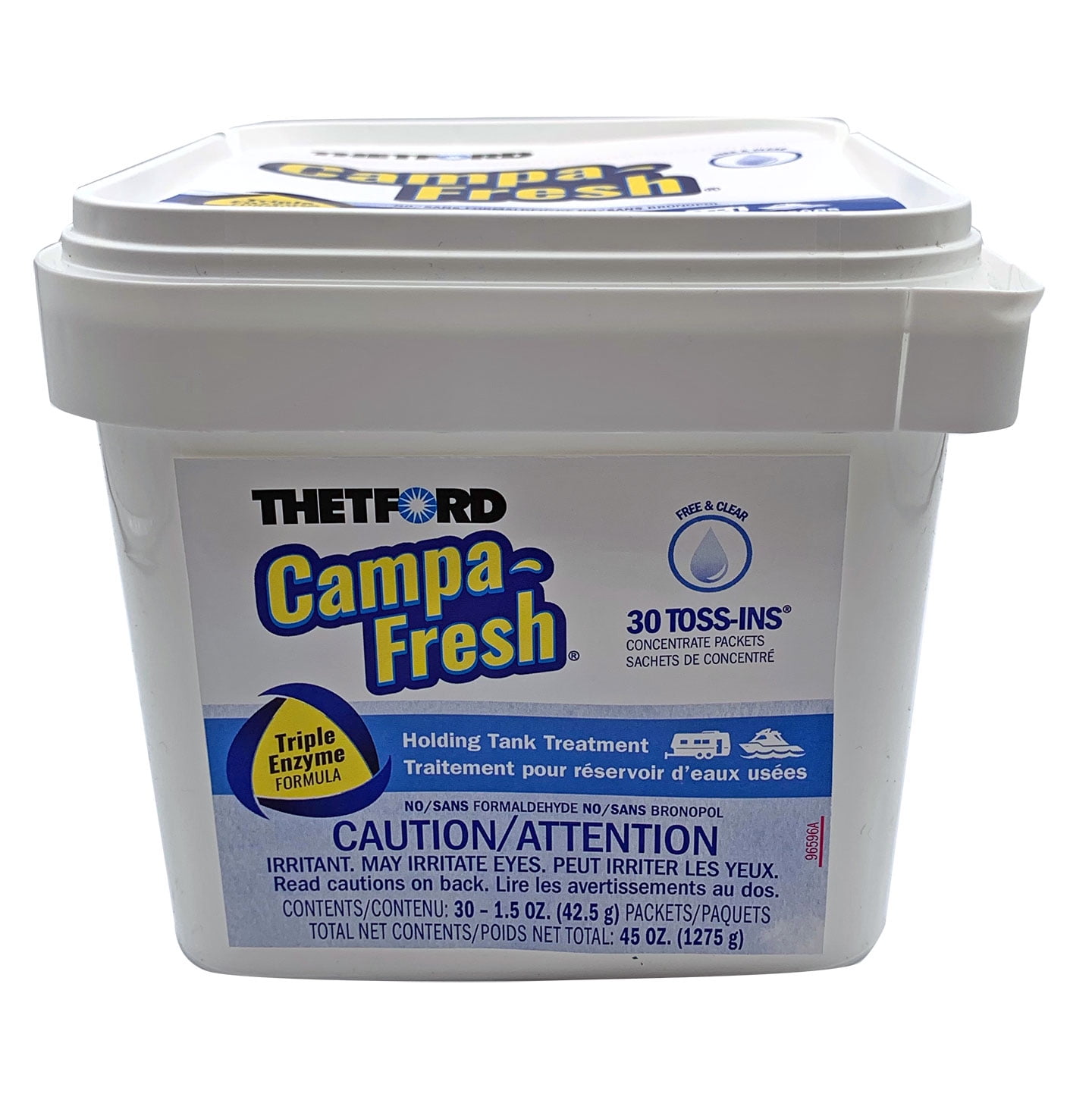 Thetford Campa-Fresh Free and Clear Toss-Ins Holding Tank Treatment, 30 Count