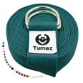 thumbnail image 1 of Tumaz Correa De Yoga/Bandas Elásticas [Más De 15 Colores Opciones De 6/8/10 Pies] Con Hebilla De Anilla En D Ajustable Extra Segura, Textura Delicada Duradera Y Cómoda, Lo Mejor Para Estiramiento Diar, 1 of 1