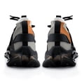 thumbnail image 6 of Modern Art Orange Gray Black Geometric Walking Shoes for Men Woman Lightweight Tennis Fashion Elastic Sports Shoes Cushion Basketball Shoes, 6 of 7