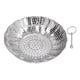thumbnail image 1 of TKSE Cesta de vapor, cesta de vapor plegable de acero inoxidable para cocinar, diseño de mango desmontable, placa de vapor retráctil, resistente a la corrosión, bandeja de vapor para alimentos vegetal, 1 of 14