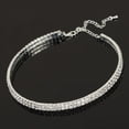 thumbnail image 2 of Collar de moda, collar de boda, cadena de clavícula con diamantes, collar multicapa, 2 of 6