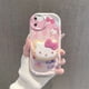 thumbnail image 4 of Hello Kitty Grip Tok Holder Wave Soft Phone Case for Samsung A05S A15 A04E A14 A24 A34 A54 A13 A33 A53 A22 A32 A52 M14 M34 M54, 4 of 5