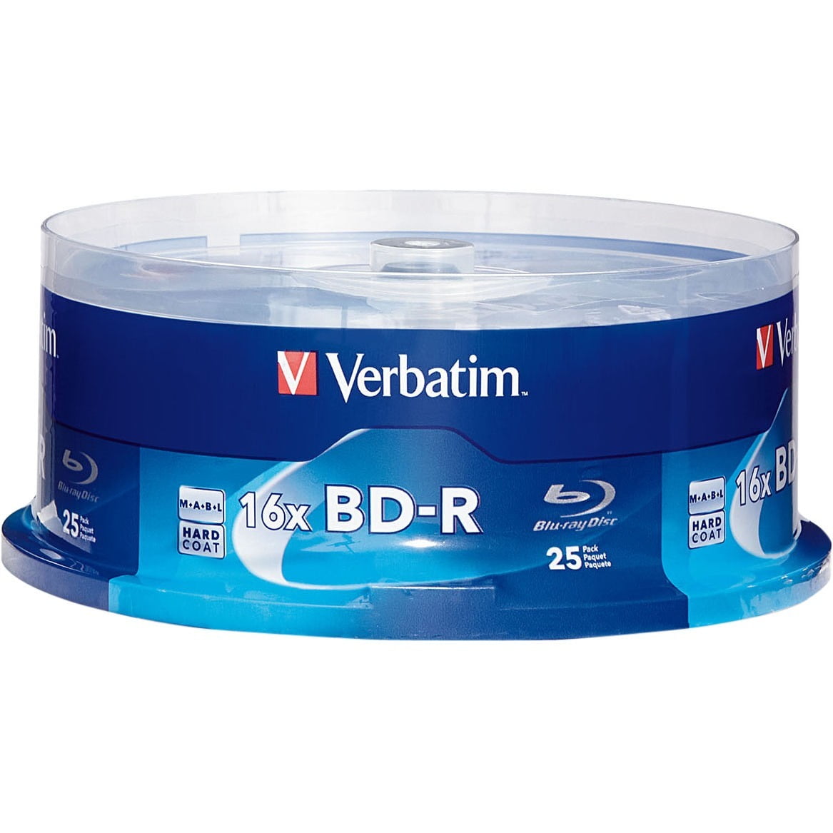 Verbatim Ver R 25gb 16x With Branded Surface 25pk Spindle 25 Walmart Com Walmart Com