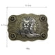 thumbnail image 2 of Bota vaquera con hebilla y diseño floral, metal envejecido, 2 of 3