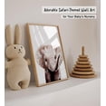 thumbnail image 4 of Decoración de pared para habitación infantil de KIU DESIGNS, animales de safari, 20 x 25 cm, juego de 4, 4 of 9