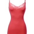 thumbnail image 3 of FashionOutfit Women's Basic Lace Trim Cami Top, 3 of 3