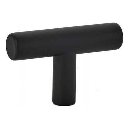 Emtek 86357 Bar 2 Bar Cabinet Knob - Black