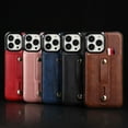thumbnail image 6 of Creative and simple business style leather phone case for iphone 14Pro, card holder, 6 of 9