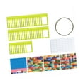thumbnail image 3 of HILABEE 50 Pieces Rhinestones Storage Bag Small Beads Organizer Multipurpose Packaging Pouch Clear Window Container Self Sealing Bags Green, 3 of 9