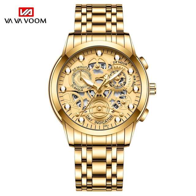 Leisure Fashion Glass Men Quartz Watch
