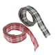 thumbnail image 1 of 2 de cintas navideñas de poliéster de 25 mm de ancho con carrete para decoración navideña, envoltura de regalos, decoración de fiestas (multico Soledad Cintas de tela de satén Grosgrain, 1 of 10