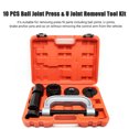 thumbnail image 4 of TFixol 10 PCS Ball Joint Press U Joint Removal Tool Kit with Adapters Heavy Duty Ball Joint Installer Automotive Service Set for Most 2WD 4WD Cars Light Trucks, 4 of 7