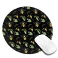 thumbnail image 2 of Disketp Bee Floral Small Mouse Pad 7.9x7.9 Inches,Washable Round Mousepad for Office Laptop Computer,Non-Slip Rubber Base Mouse Pads for Wireless Mouse, 2 of 8