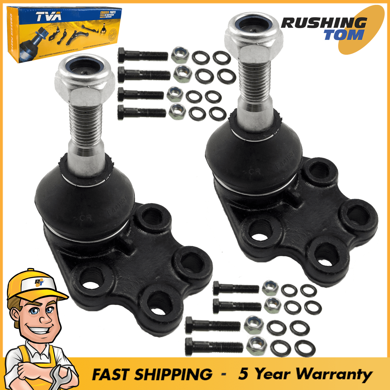 2 Front Lower Ball Joints Suspension Kit For 2005 2006 GMC Sierra 1500