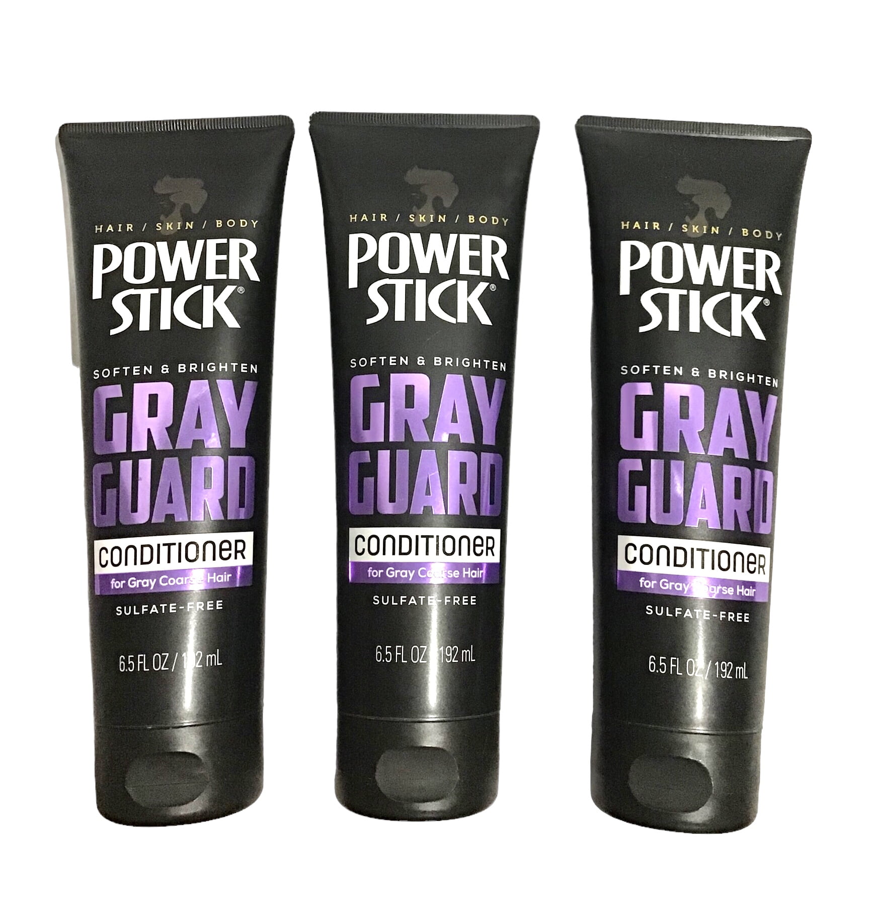 Power Stick Gray Guard Conditioner for Gray Coarse Hair, (Pack of 3) 6.