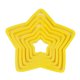 thumbnail image 1 of 1 juego de cortadores de galletas con forma de flor, de plástico, con forma de pentagrama y corazones, para hornear, para niños., 1 of 8