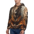 thumbnail image 3 of Daiia Jungle Meditating Lion for Men's Fashion Hoodies & Sweatshirts with Kangaroo Pocket Hooded Sweatshirt Breathable & Moisture Wicking-4X-Large, 3 of 7