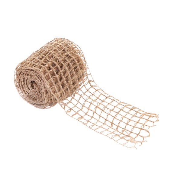 S SERENABLE Burlap Wired Ribbon, Xmas Ribbon, DIY Rustic Gifts Wrapping Ribbon, Christmas Ribbon, for Valentines Day Scrapbooking Wedding