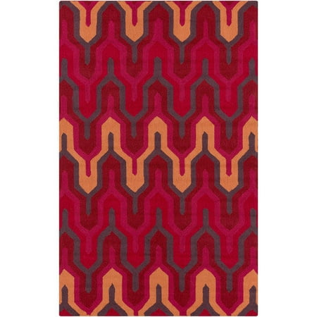 Bwood Bnt7701 Area Rug In Burnt Orange Hot Pink Cherry - Hot Pink And Orange Area Rug Bwood Bnt7701 Area Rug In Burnt Orange Hot Pink Cherry - Hot Pink And Orange Area Rug