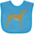 thumbnail image 3 of Inktastic Greyhound Boys or Girls Baby Bib, 3 of 4