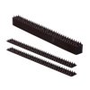 Outdoor Plastic Repellent Wall Defender Fence Spikes for Birds, 10 Pack Brown
