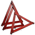 thumbnail image 4 of FELTECHELECTR 3 piezas de triángulos reflectantes para emergencias de coche, reflectores de marco triangulares reflectantes., 4 of 4