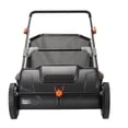 thumbnail image 6 of 21 Inch Push Lawn Sweeper with 3.5 Cubic Foot Mesh Bag Heavy Duty Steel Construction Plastic Wheels Rotating Brushes, 6 of 7