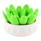 thumbnail image 1 of Platos almohadilla aislamiento anti -Stavald staveware Mat silicona Forma suculenta () Verde, 1 of 8