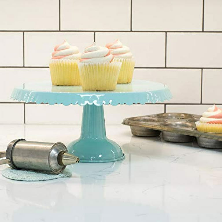 Now Designs Tin Cake Stand Aqua Walmart