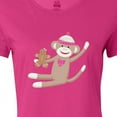 thumbnail image 4 of Inktastic Sock Monkey Gingerbread Women's T-Shirt, 4 of 5