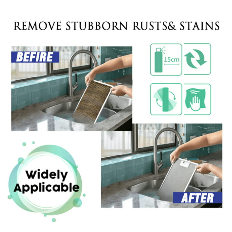 3x 30ml Multi-Purpose Kitchen Bubble Cleaner Spray Foam Grease Dirt Rust  Removal 