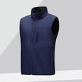 thumbnail image 1 of Chaleco de trabajo para hombre, chaleco de caparazón blando impermeable para exteriores con cuello de primavera y otoño, chaleco deportivo para correr para hombre, 1 of 5
