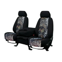 CalTrend Front 40/20/40 Split Bench Mossy Oak Seat Covers for 2012-2016 Ford F-250-550 - FD419-78MB New Brake Up Insert with Black Trim