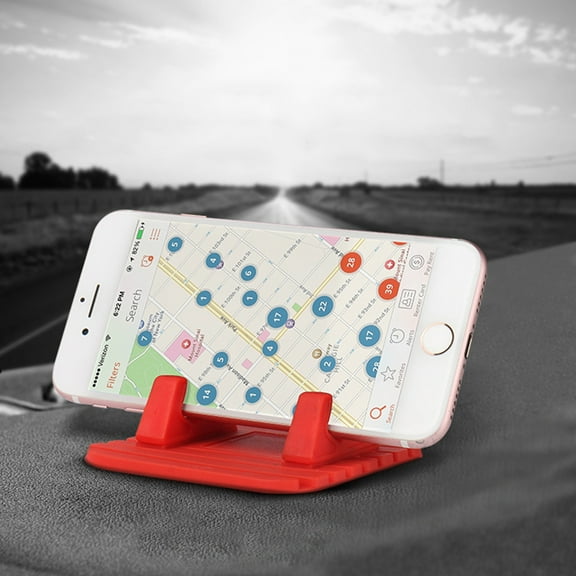 COSMOBETTY 2Pcs Silicone Hook Design Phone Holder for Vehicle Use -Slip Stable Hold 10.0x8.0x4.0in