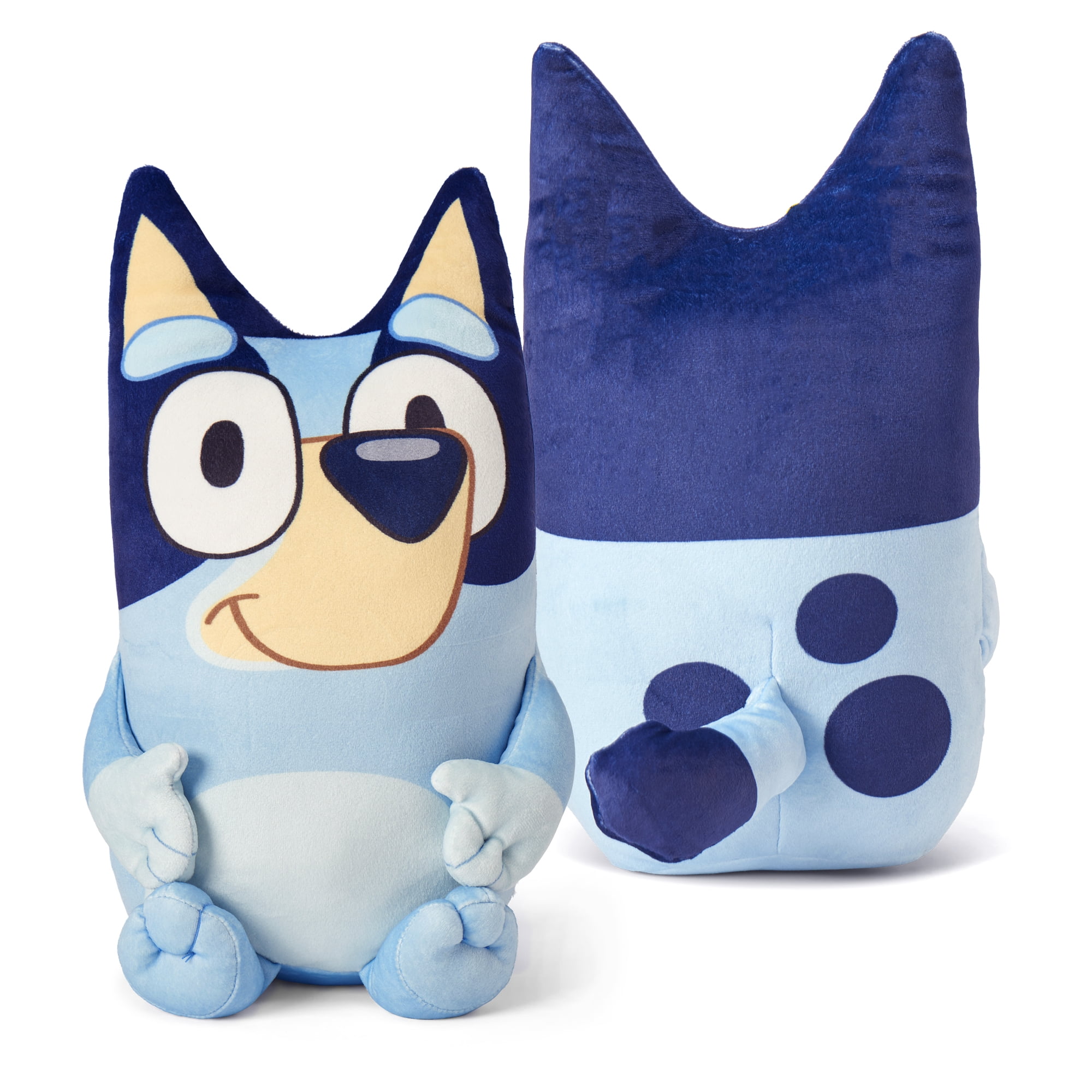 Bluey Fun 11 inch Character Hugger and 40 x 50 inch Throw Blanket Set – Ultra Soft Plush Entertainment Character Pillow for Kids