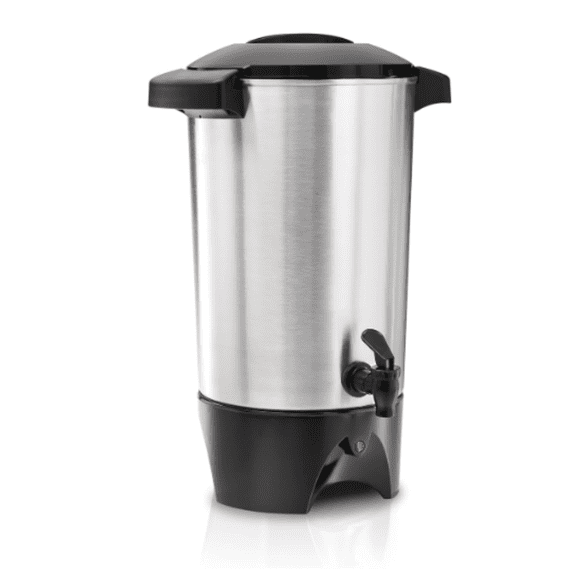 45 Cup Coffee Urn and Hot Beverage Dispenser, Silver