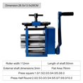 thumbnail image 2 of Machine à Rouler les Bijoux ar Ratio 1:2.5 Rouleau de Fil 0.1-7mm Épaisseur de Presse Combinaison Manuelle, 2 of 7
