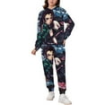 thumbnail image 2 of Demon Slayer Kids' Sweatshirt & Pants Set 2 Pcs Tracksuit Outfit Casual Pullover Hoodie Sweatpants for Daily & Travel 130CM, 2 of 8