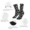 thumbnail image 3 of Honeii Pirate skulls Print Children's Colorful Socks,Unisex Kids and Toddlers' Cushioned Sock,Kids Athletic Crew Socks,for Everyday Wear and Sports, 3 of 5