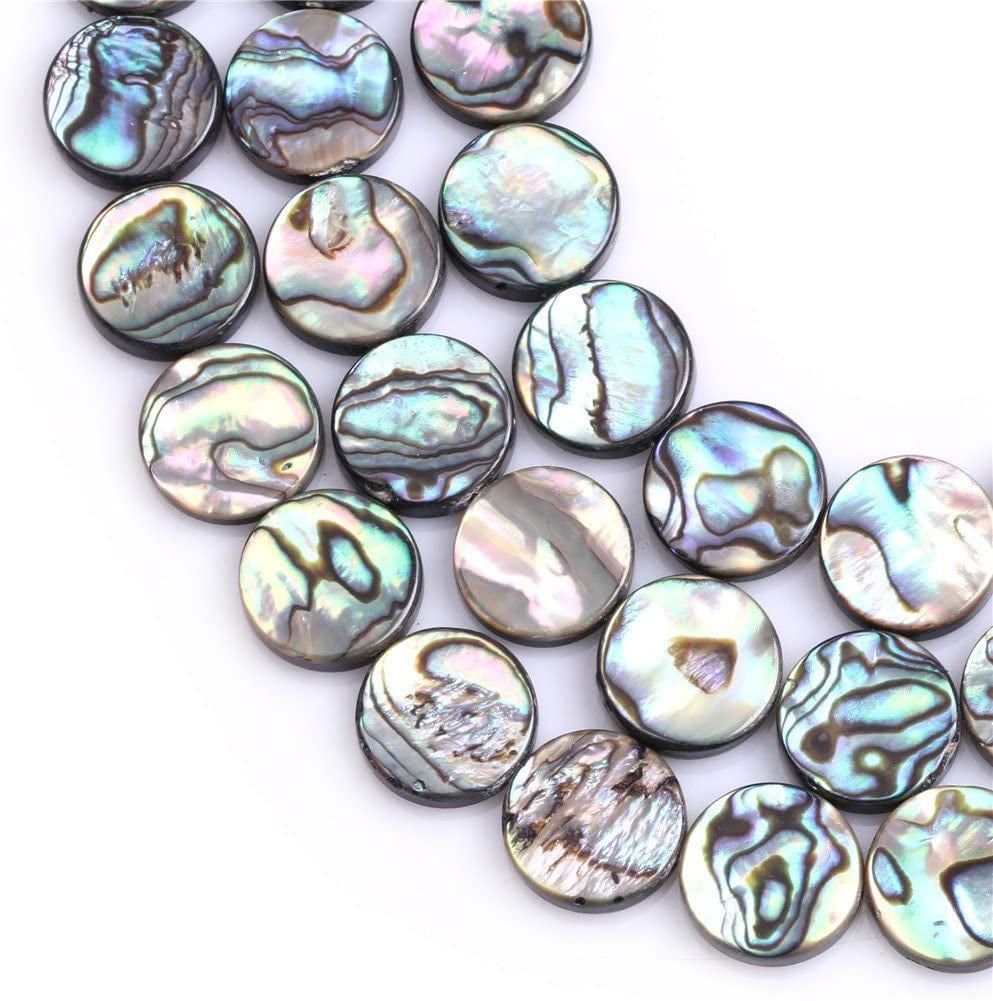 Natural Flat Rectangle Abalone Shell Jewelry Making Beads 15" Free Shipping GB 