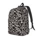 thumbnail image 1 of Disketp Hand Drawn Snake print Canvas Backpack Lightweight Travel Daypack Student Rucksack Laptop Backpack-, 1 of 5