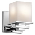 thumbnail image 1 of Kichler 45149CH Tully 1 Light Wall Sconce, Chrome, 1 of 1