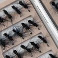 thumbnail image 3 of 40 Piezas Negro / Rojo inconfundible Simple Pesca Con Mosca Trucha Moscas De Aparejos De Mosca Señuelo Caja shamjiam Moscas de pesca con mosca, 3 of 7