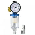 1/4 Inline Air Filter Separator for Spray Guns with Solid contaminant