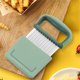 thumbnail image 5 of Patata Chopper fruta ondulada rebanadora con asa de cebolla queso arruga tajada de cocina herramienta herramienta panadería utensilios de cocina chef gadgets verde sidaley  HA028187-01B, 5 of 7