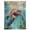 Teal Green Red Orange, variant on Sea Turtle Waterproof Fabric Shower Curtain,Coastal Nautical Ocean Summer Beach Waterproof Fabric Shower Curtain for Bathroom Curtains Bathtubs Hotel Shower Curtains with 12 Hooks Standard 72x72